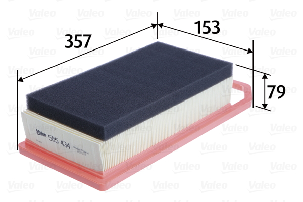 Filtro aria - 585434 VALEO